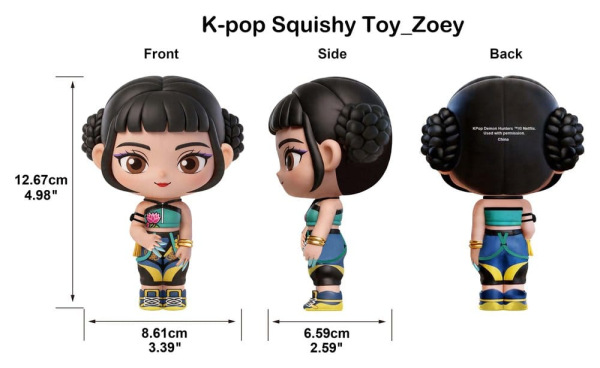 K-Pop Demon Hunters Squishy Figures Display (6) 6