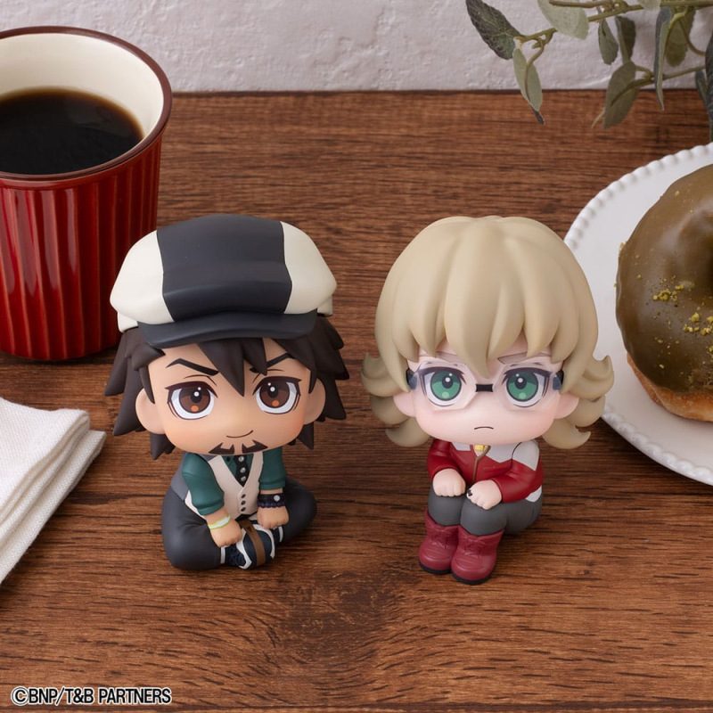 Tiger & Bunny Look Up PVC Statues Kaburagi T Kotetsu & Barnaby Brooks Jr. Set (with gift) 11 cm