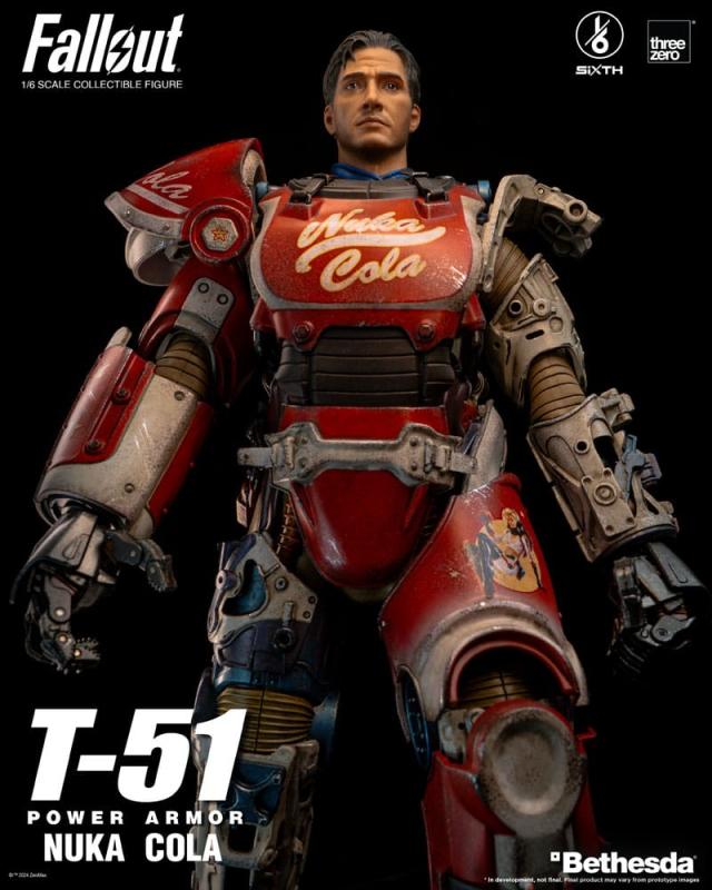 Fallout Action Figure 1/6 T-51 Nuka Cola Power Armor 37 cm 6