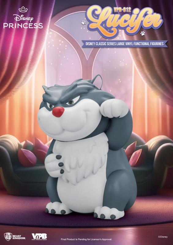 Cinderella Piggy Vinyl Bank Lucifer 33 cm 2