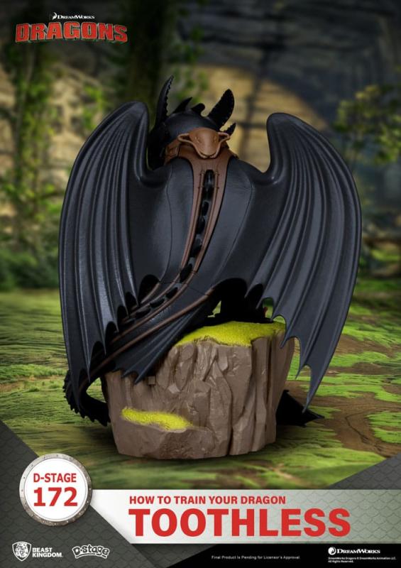 How To Train Your Dragon toothless Statue 14 cm 3