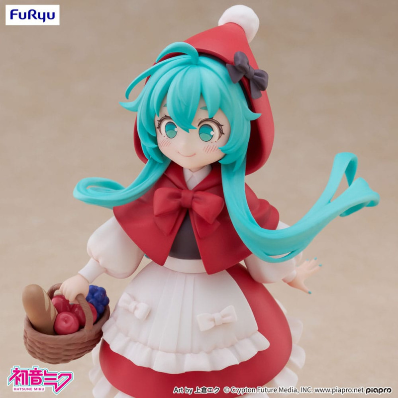 Hatsune Miku Desktop Fairy PVC Statue Hatsune Miku Little red riding hood Ver. 16 cm 3