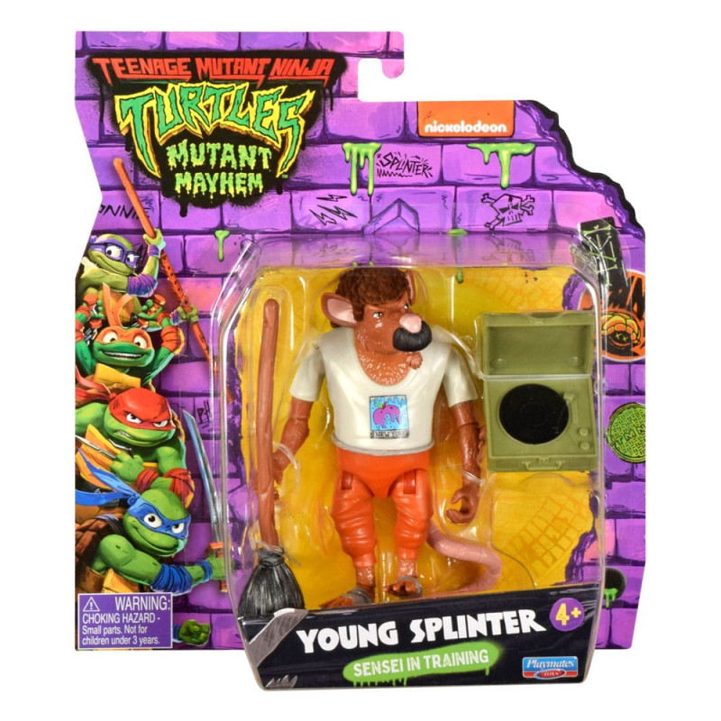 Teenage Mutant Ninja Turtles: Mutant Mayhem Action Figure Young Splinter 11 cm 1