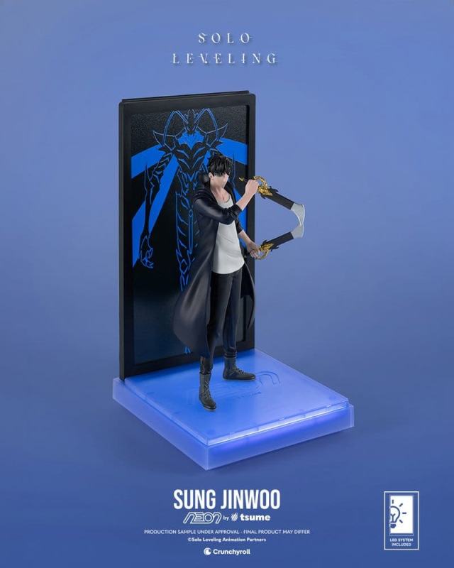 Solo Leveling Neon Figure 1/9 Sung Jinwoo 20 cm 6