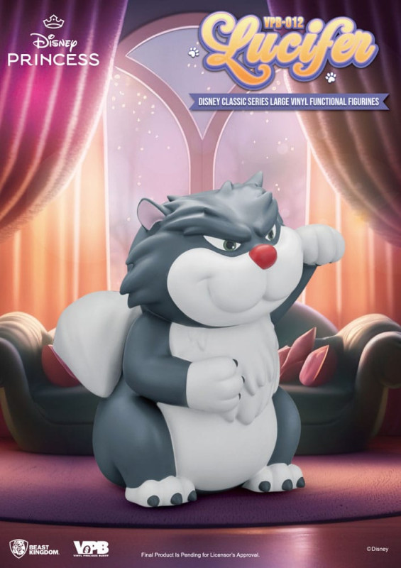 Cinderella Piggy Vinyl Bank Lucifer 33 cm 4