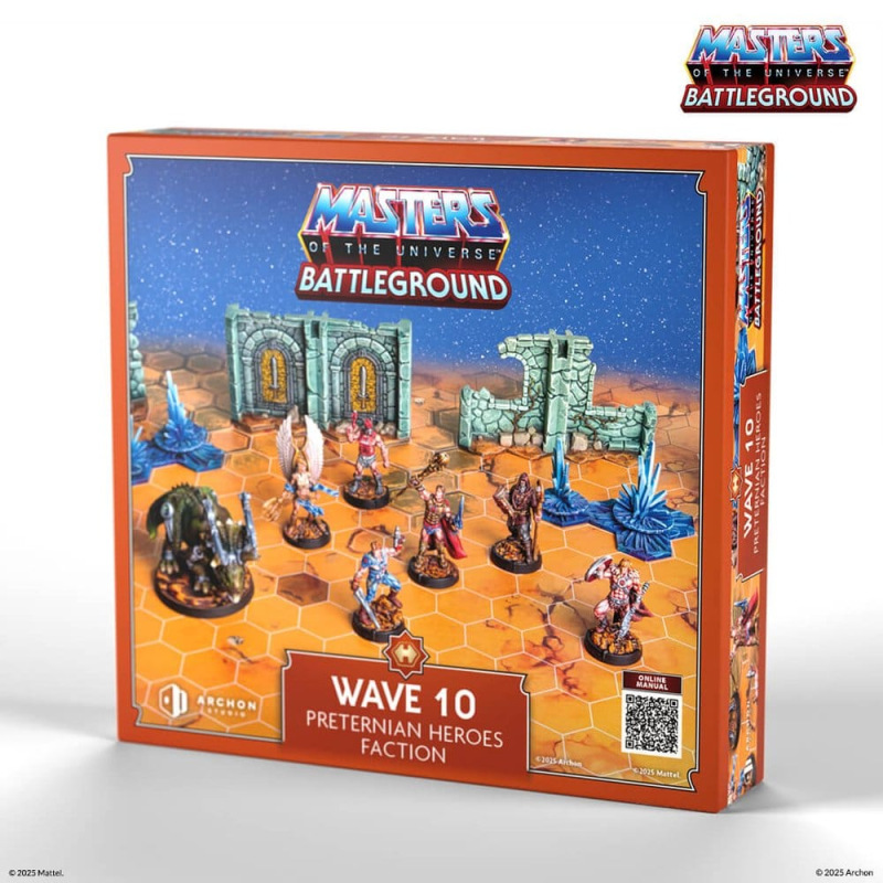 Masters of the Universe: Battleground Miniatures Game Wave 10: Preternian Heroes Faction *Italian Ve