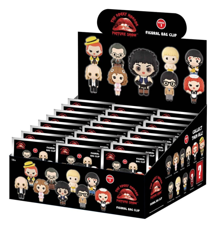The Rocky Horror Picture Show 3D PVC Bag Clips Series 1 Blind Bag Display (24) 2