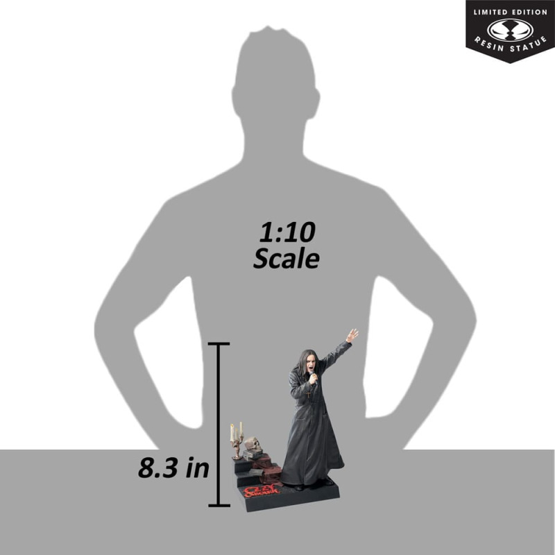 Ozzy Osbourne Music Maniacs 1/10 Statue Ozzy Osbourne 21 cm 6