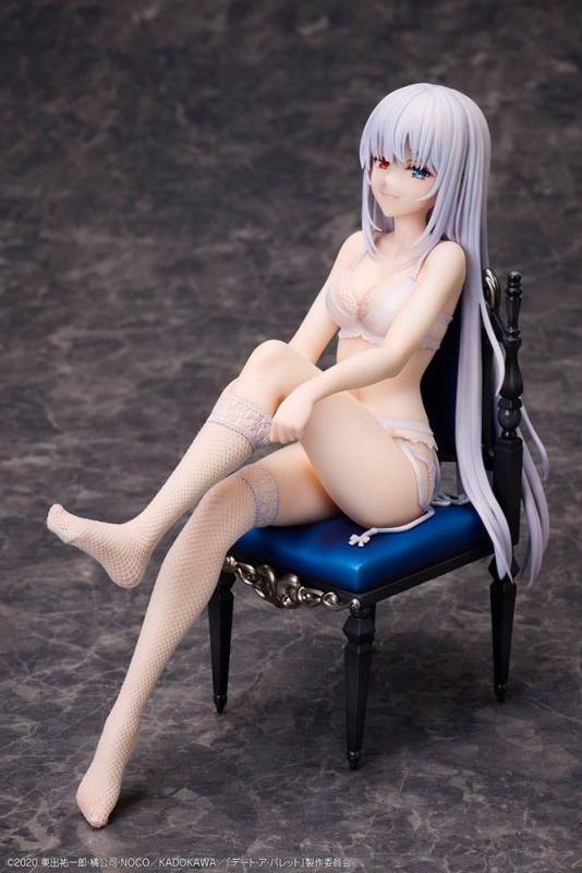 Date a Bullet PVC Statue 1/7 White Queen 17 cm