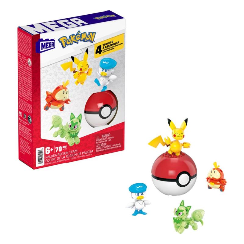 Pokémon Mega Construx Construction Set Paldea Region Team