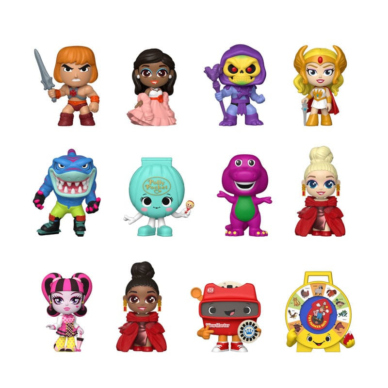 Mattel Retro Toys Mystery Minis Vinyl Mini Figures 6 cm Display (12) 1