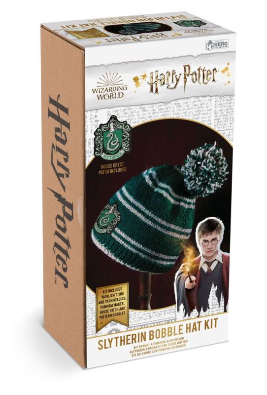 Harry Potter Knitting Kit Beanie Hat Slytherin