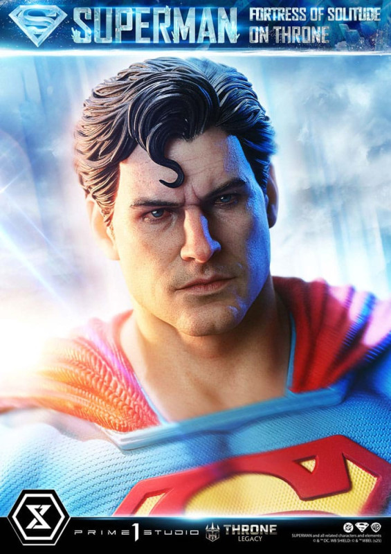 DC Comics Throne Legacy Collection Statue Statue 1/4 Superman Fortress of Solitude on Throne (Design 5