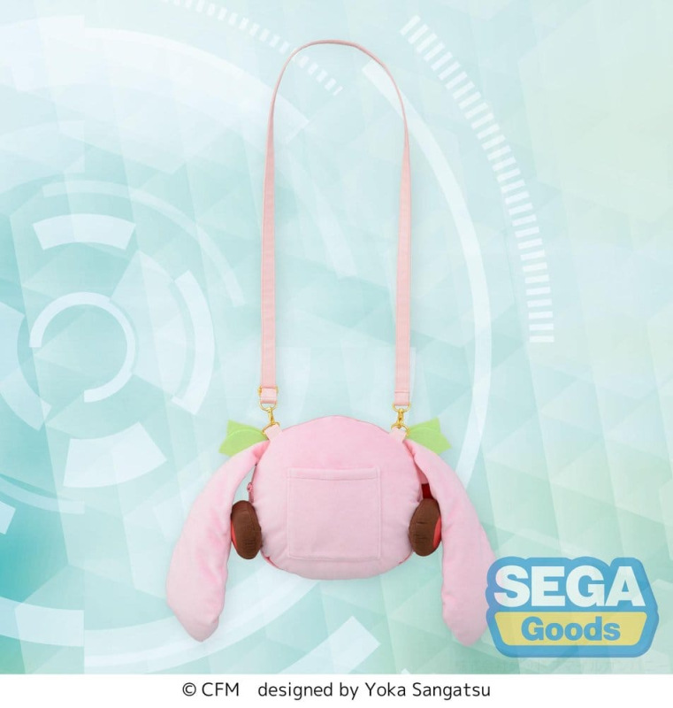Character Vocal Series 01: Hatsune Miku fuwa petit Shoulder Bag Sakura Miku Face (M) 3