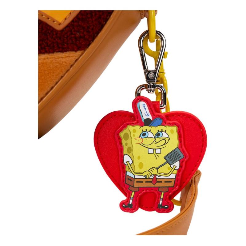 Nickelodeon by Loungefly Crossbody Spongebob Krabby Patty Plush 1