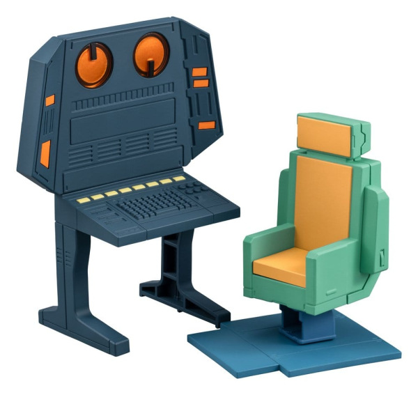 Mobile Suit Gundam G.M.G. Collection EX Diorama White Base Bridge Radio Operator Desk Set 10 cm (wit 3