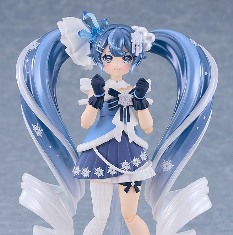Character Vocal Series 01: Hatsune Miku Figma Action Figure Snow Miku: Crystal Snow Ver. 13 cm 2