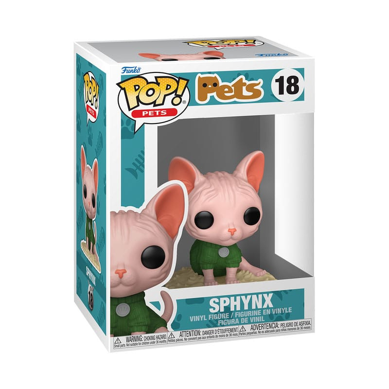 Funko-Legacy POP! Pets Vinyl Figure Sphinx Cat 9 cm 1