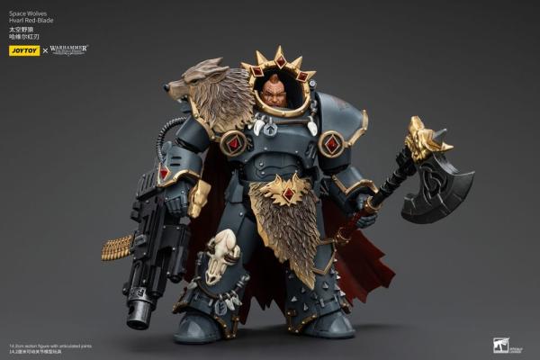 Warhammer The Horus Heresy Action Figure 1/18 Space Wolves Hvarl Red-Blade 14 cm