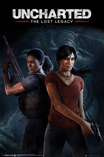 Uncharted The Lost Legacy Poster Cover 61 x 91 cm
