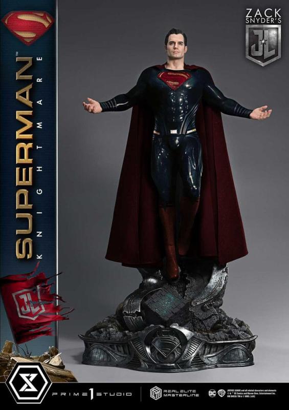 Zack Snyder's Justice League Real Elite Masterline Series Statue 1/3 Superman Knightmare Color Editi 6