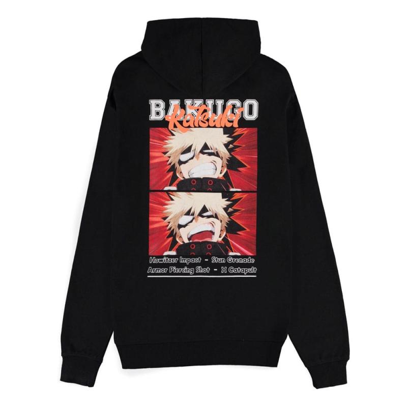 My Hero Academia Zipper Hoodie Sweater Bakugo Size XL 1