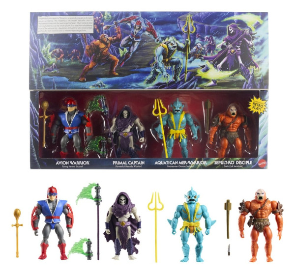 Masters of the Universe Origins Action Figure 4-Pack Battle for Subternia 14 cm 1