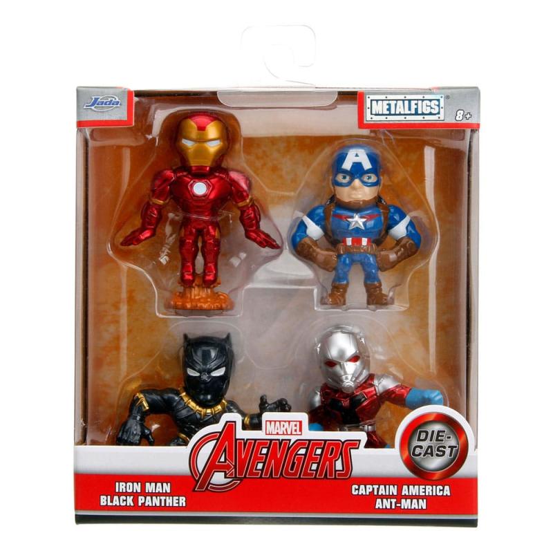 Avengers Nano Metalfigs Diecast Mini Figures 4-Pack 6 cm