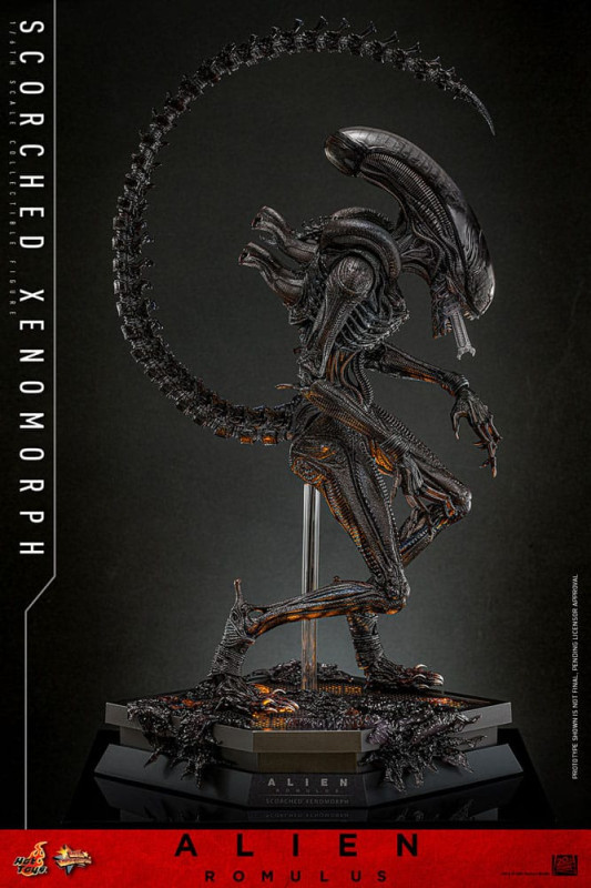 Alien: Romulus Movie Masterpiece Action Figure 1/6 Scorched Xenomorph 44 cm 5