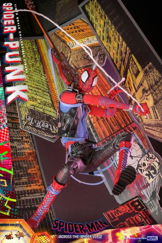 Spider-Man: Across the Spider-Verse Movie Masterpiece Action Figure 1/6 Spider-Punk 32 cm