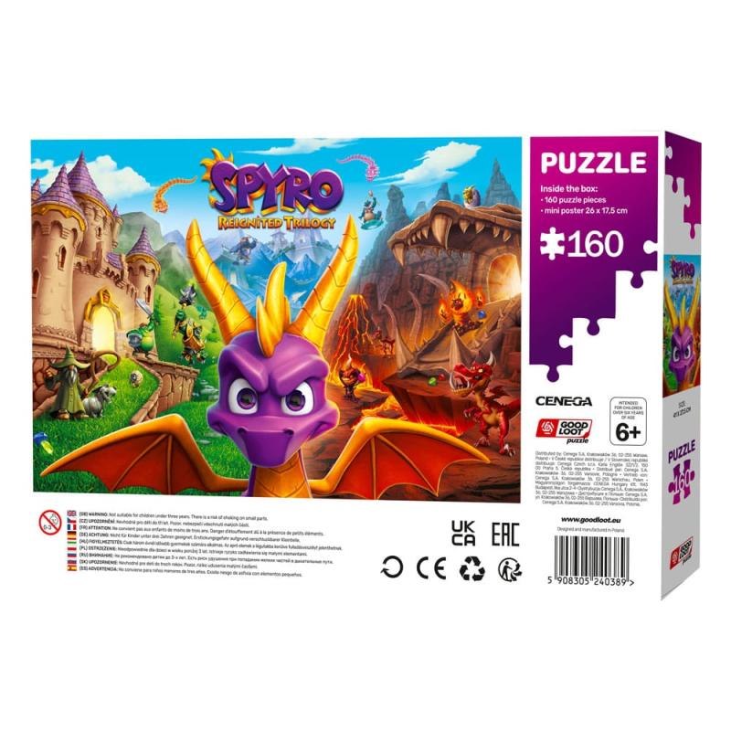 Spyro Reignited Trilogy Kids Puzzle (160 pieces)