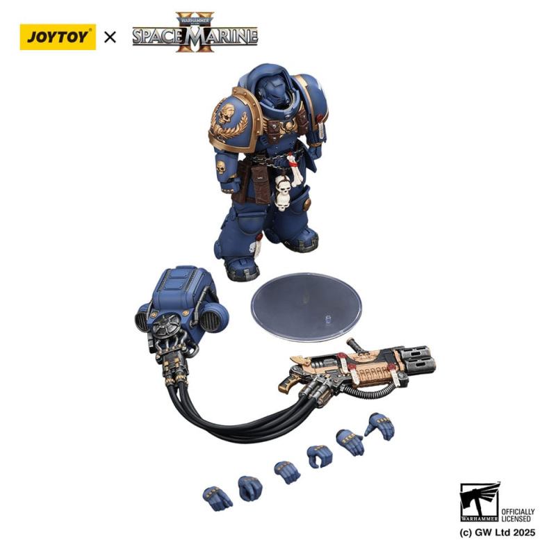 Warhammer 40,000: Space Marine 2 Action Figure Ultramarines Heavy Artificer Armor with Relic Multi-M 10