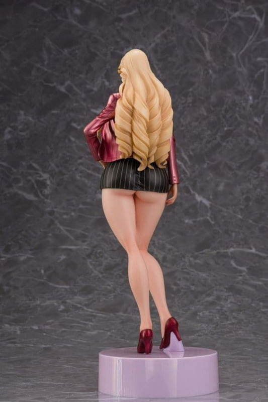 Gal Ane Shachou to Harem Office PVC Figure 1/7 Nishigori Ai (Red Suit Ver.) Wholesome Ver. 26 cm 11