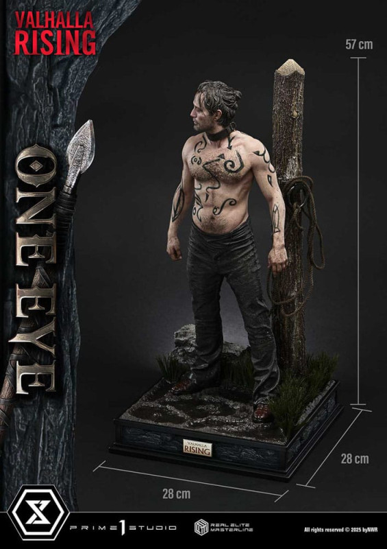Valhalla Rising Real Elite Masterline Series Statue 1/4 One Eye Ultimate Bonus Version 57 cm 7