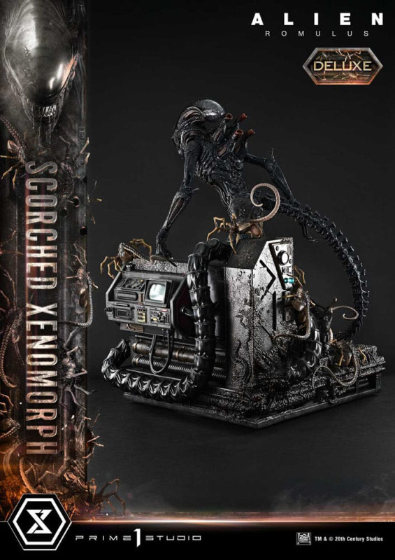 Alien: Romulus Museum Masterline XL Statue 1/3 Scorched Xenomorph Deluxe Bonus Version 98 cm 9