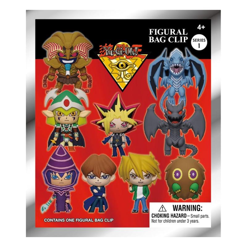 Yu-Gi-Oh 3D PVC Bag Clips Series 1 Display (24)