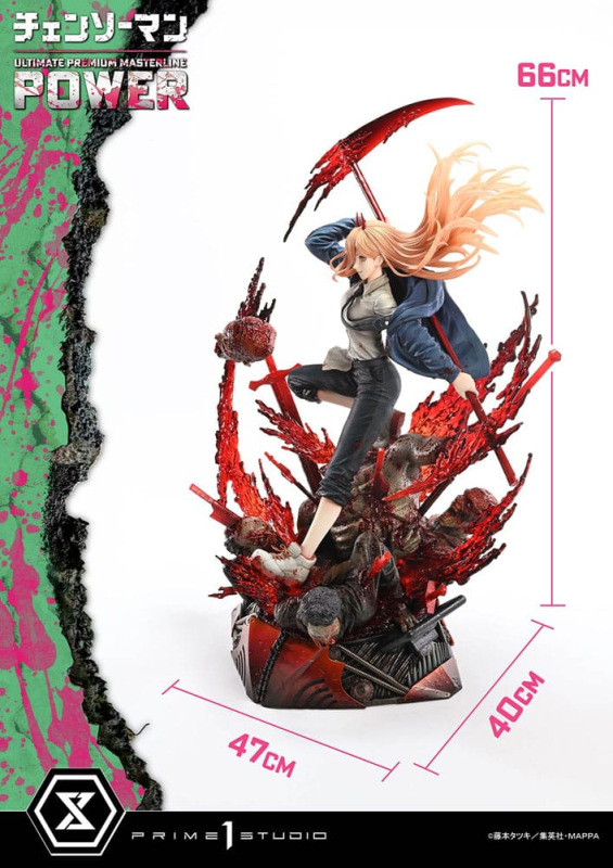 Chainsaw Man Ultimate Premium Masterline Series Statue 1/4 Power Deluxe Bonus Version 66 cm 3