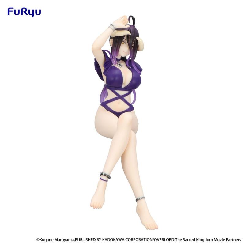 Overlord Noodle Stopper PVC Statue Albedo Swimsuit Dark Purple Color Ver. 16 cm 2