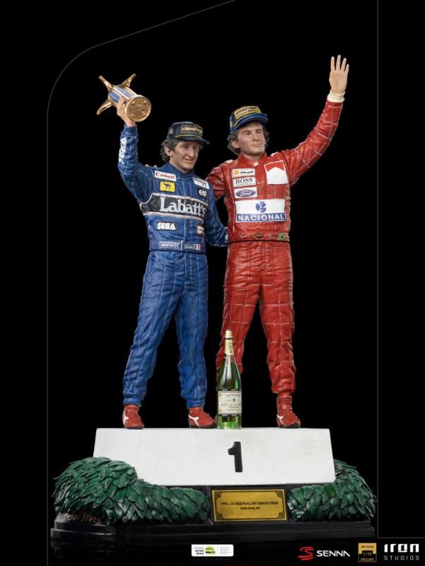 Alain Prost & Ayrton Senna (Last Podium 1993) 1/10 Deluxe Art Scale Statue - Iron Studios