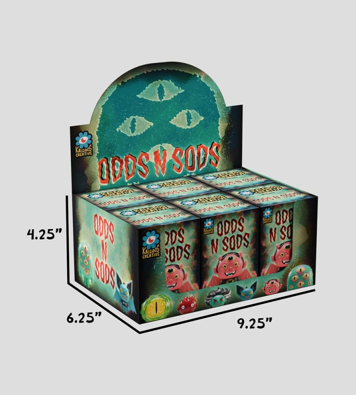 Odds N Sods Mini Figures S1 6 cm Blind Box Display (6) 11