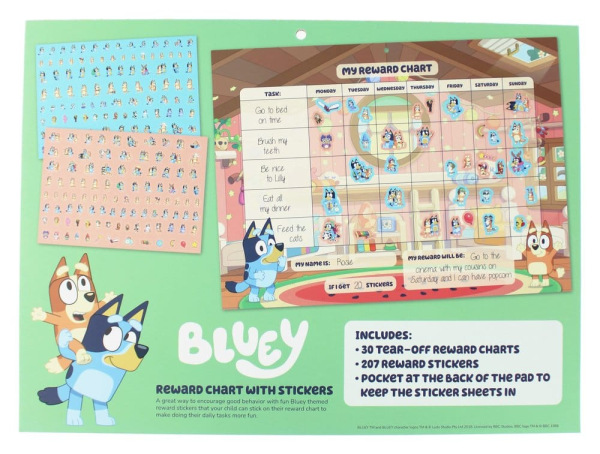 Bluey Reward Chart Set 4