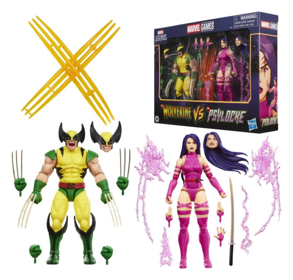 Marvel Games Marvel Legends Action Figure 2-Pack Wolverine & Psylocke 15 cm 2