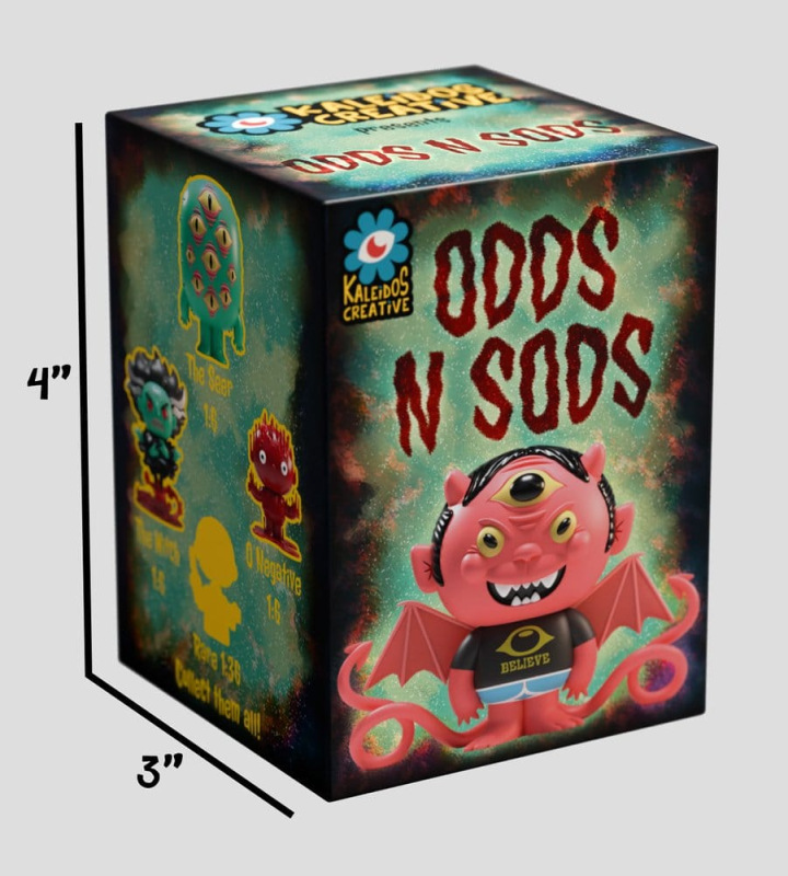 Odds N Sods Mini Figures S1 6 cm Blind Box Display (6) 8
