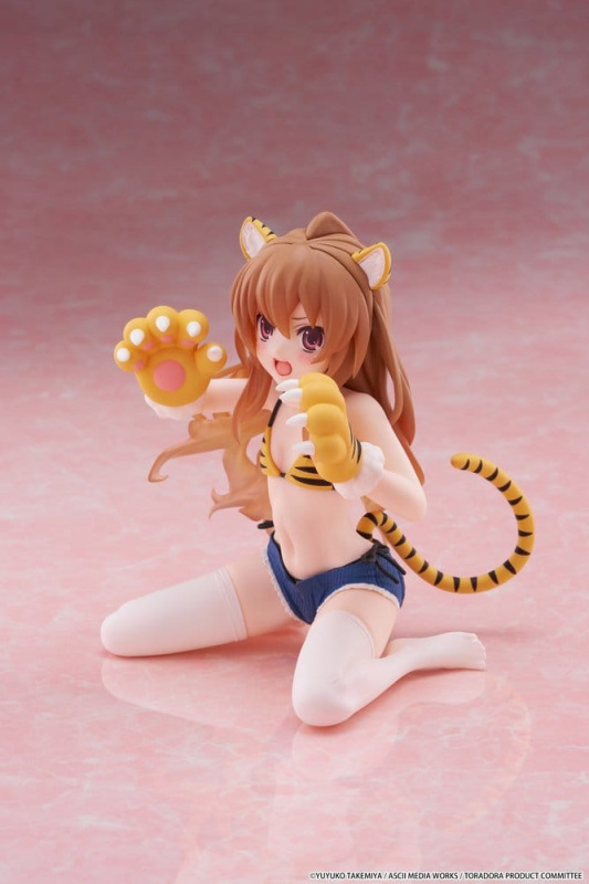 Toradora! Desktop Cute PVC Figure Taiga Aisaka (Tiger Costume Swimwear Ver.) 13 cm 9