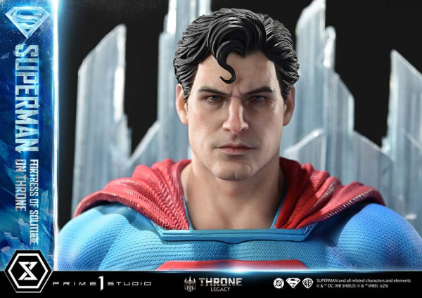 DC Comics Throne Legacy Collection Statue Statue 1/4 Superman Fortress of Solitude on Throne (Design 11