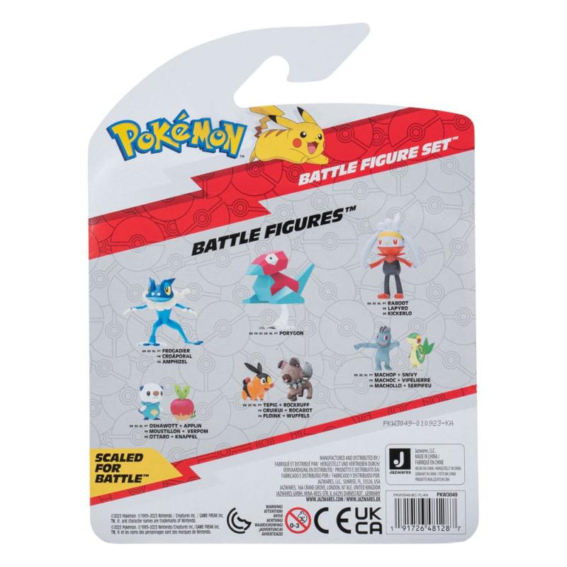 Pokémon Battle Figure Set 3-Pack Pikachu #2, Horsea, Ivysaur 5 cm