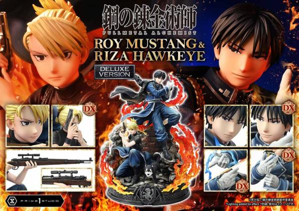 Fullmetal Alchemist Concept Masterline Statue 1/6 Roy Mustang & Riza Hawkeye Deluxe Bonus Version 50