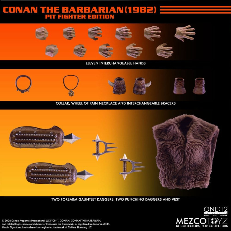 Conan the Barbarian One:12 Collective Action Figure 1/12 Conan (Pit Fighter Edition) 16 cm 13