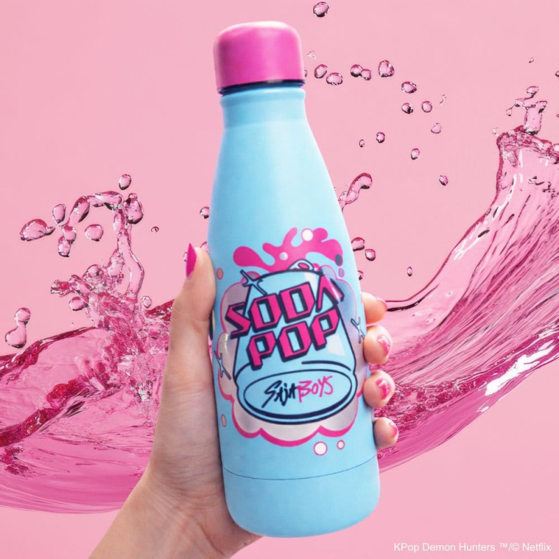 KPop Demon Hunters Mini Water Bottle Soda Pop 1