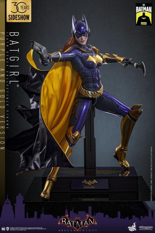 Batman Arkham Knight Videogame Masterpiece Action Figure 1/6 Batgirl (Purple and Gold Version) Exclu 6